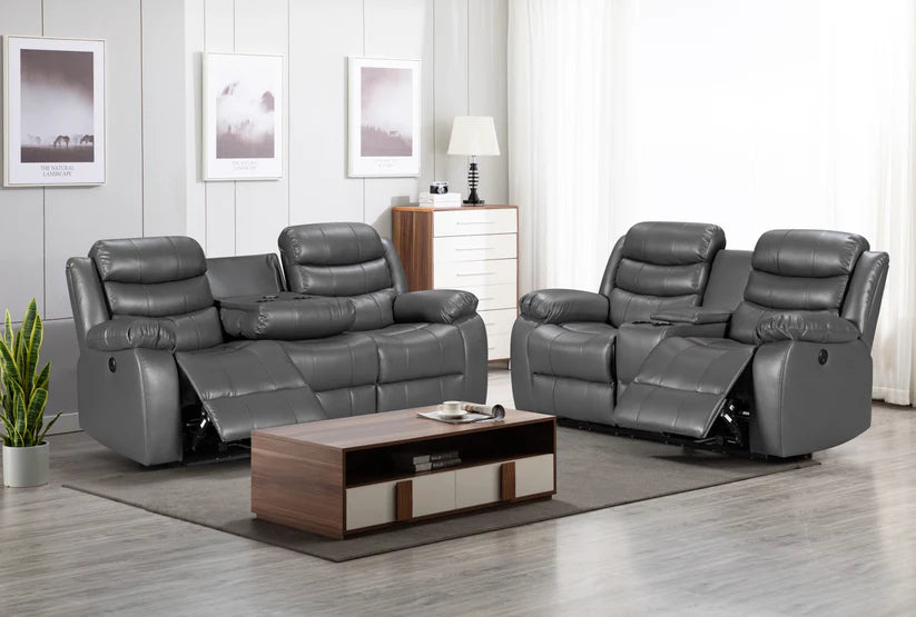 Turin 3+2 - Leather Electric Recliners