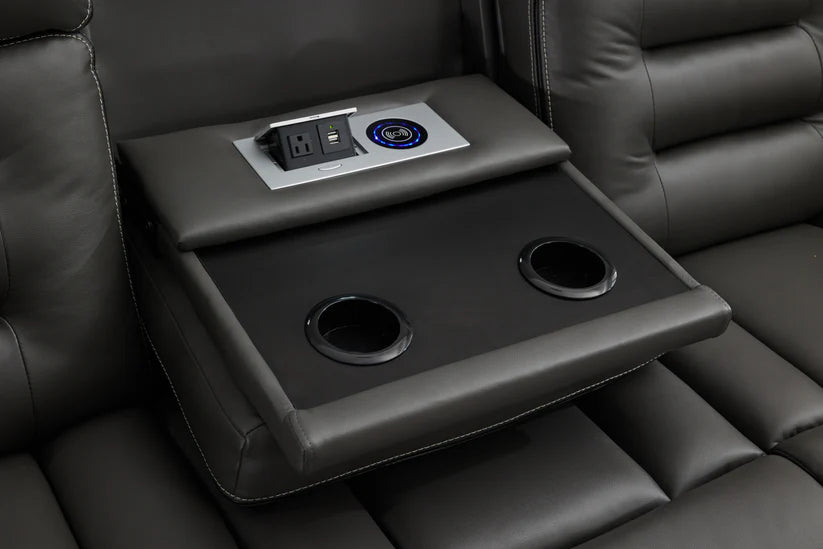 Genoa - 3 Seater - Leather Recliner