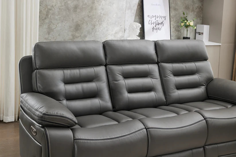 Genoa - 3 Seater - Leather Recliner