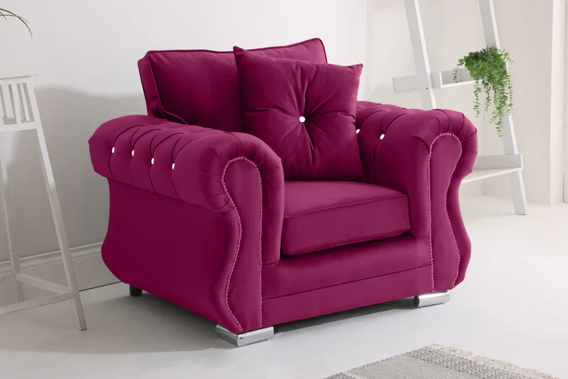 Venice Corner Fullback + Diamonds + Extra Cushions