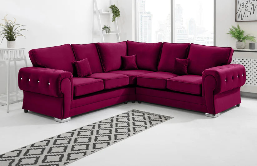 Verona Plush Corner Fullback + Diamonds
