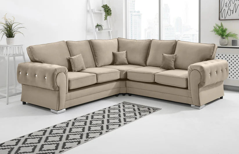 Verona Plush Corner Fullback + Diamonds
