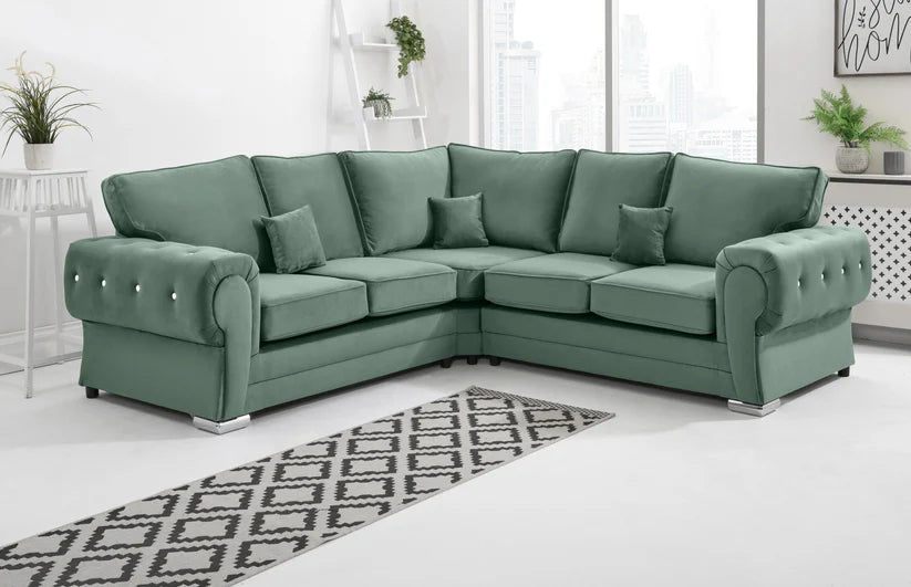 Verona Plush Corner Fullback + Diamonds