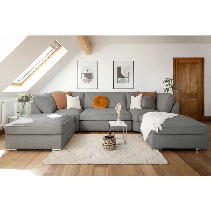 Leighton Boucle U Shape Sofa