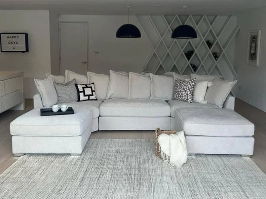 Portland U Corner Sofa w Footstools