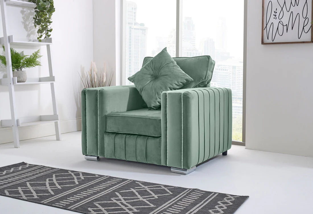 Layla Corner Fullback - 1c2 + Bolster / Buttoned Cushions