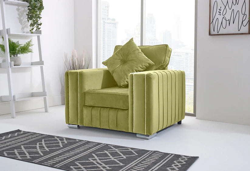 Layla Corner Fullback - 2c1 + Bolster / Buttoned Cushions