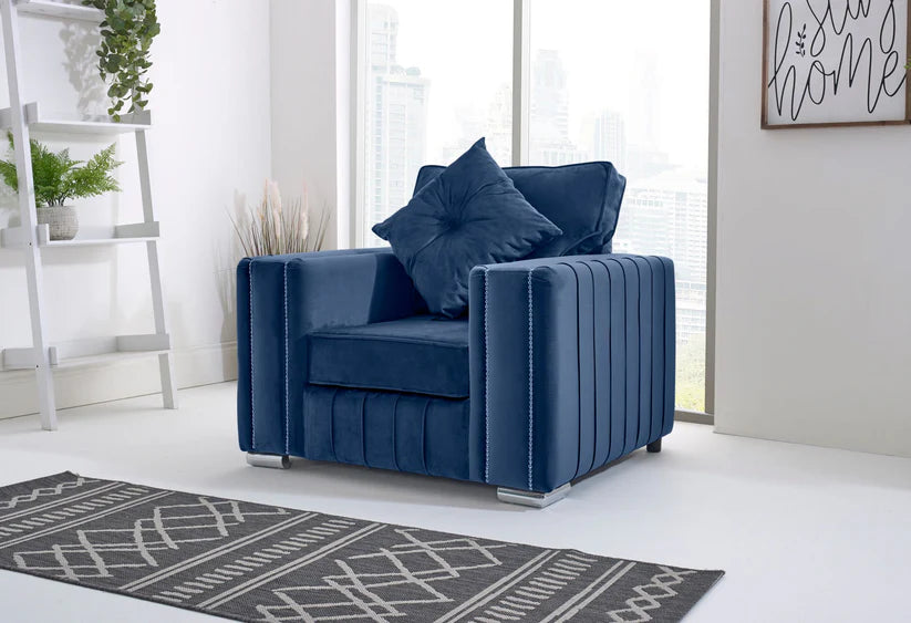 Layla Corner Fullback - 2c1 + Bolster / Buttoned Cushions