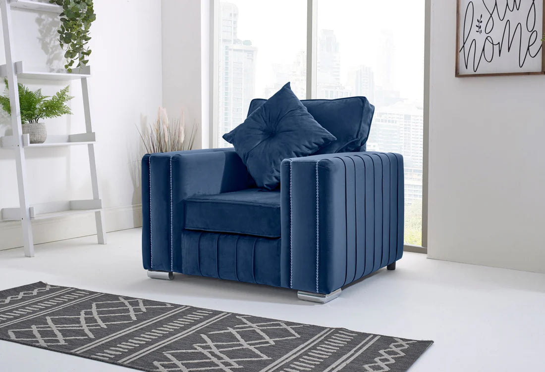 Layla Corner Fullback - 1c2 + Bolster / Buttoned Cushions