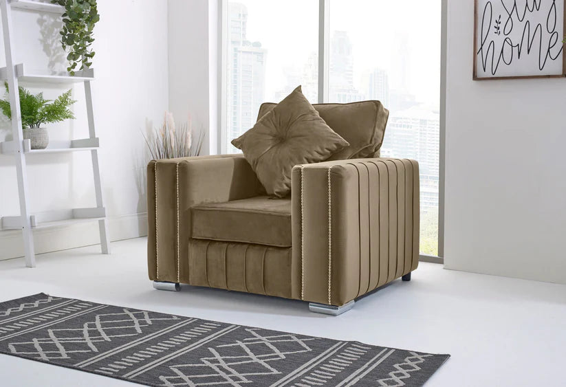 Layla Corner Fullback - 2c1 + Bolster / Buttoned Cushions