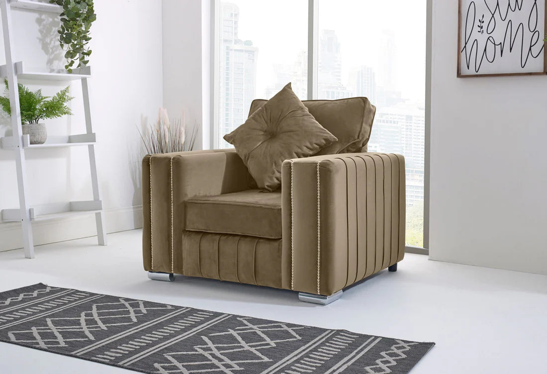 Layla Corner Fullback - 1c2 + Bolster / Buttoned Cushions