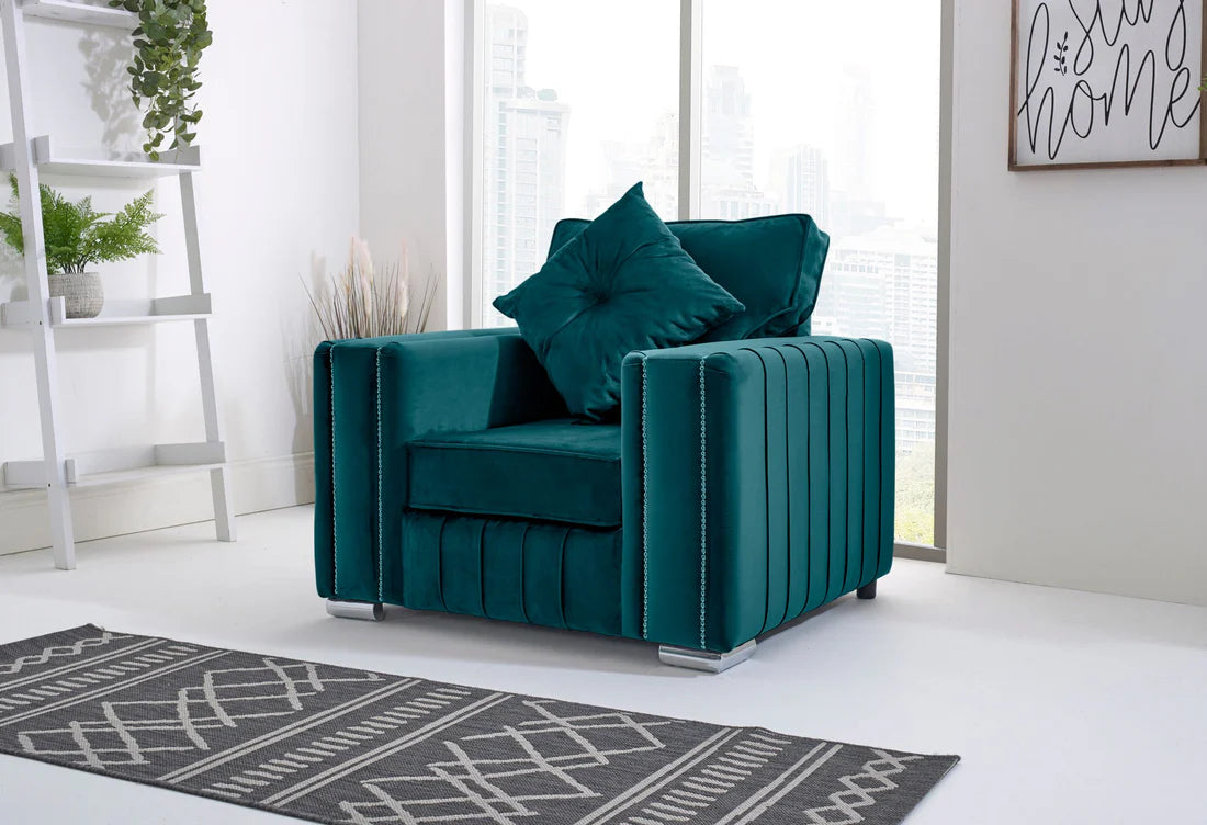 Layla Corner Fullback - 1c2 + Bolster / Buttoned Cushions