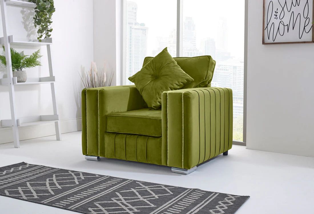 Layla Corner Fullback - 1c2 + Bolster / Buttoned Cushions