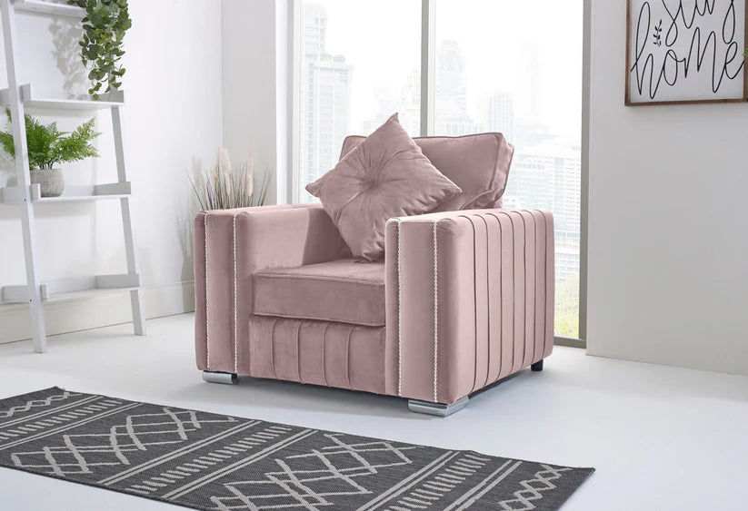 Layla Corner Fullback - 2c1 + Bolster / Buttoned Cushions