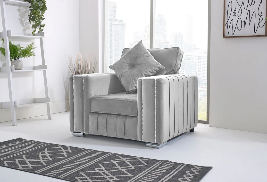 Layla Corner Fullback - 1c2 + Bolster / Buttoned Cushions