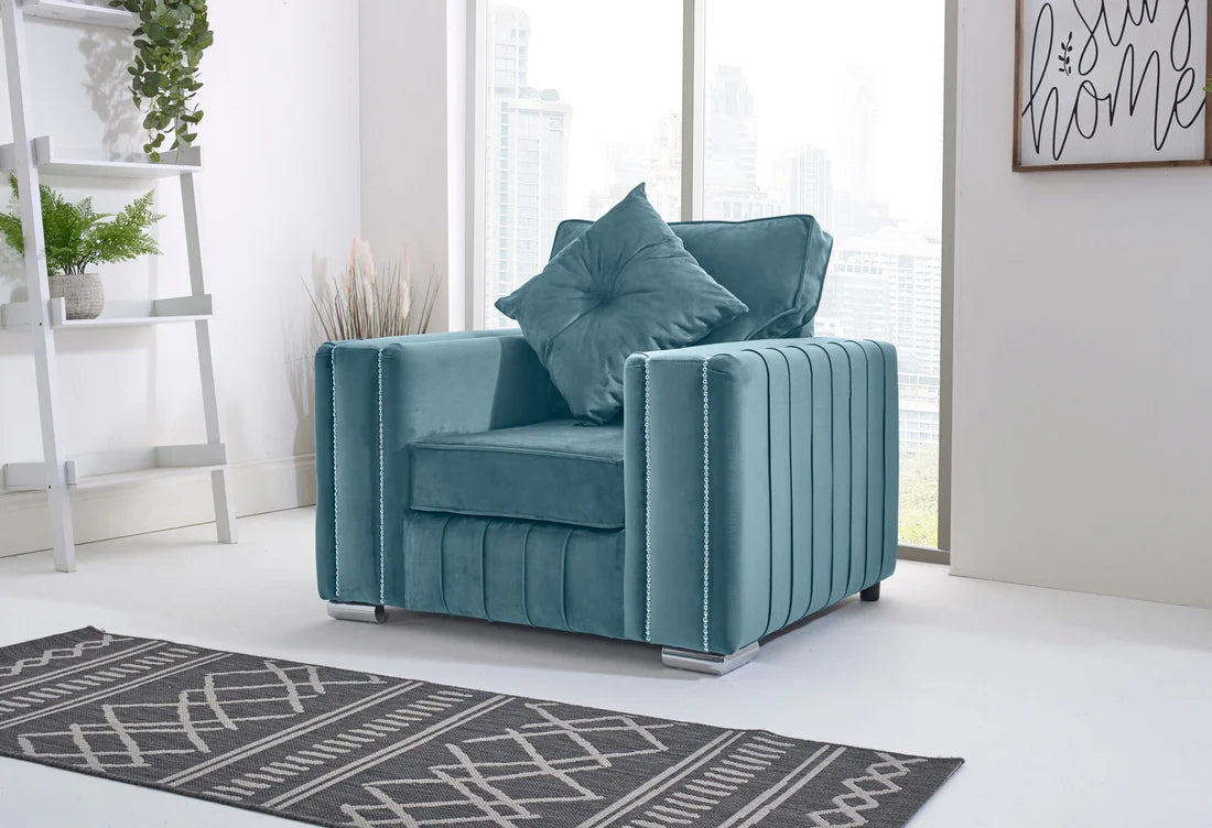 Layla Corner Fullback - 1c2 + Bolster / Buttoned Cushions