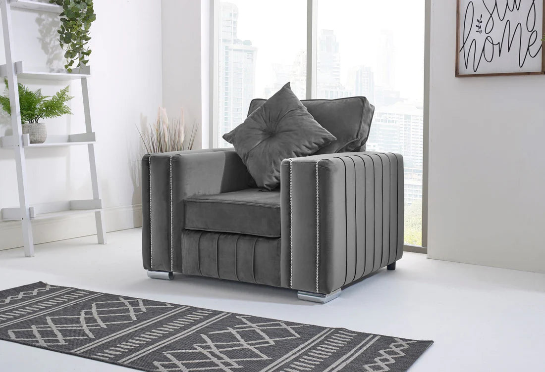 Layla Corner Fullback - 1c2 + Bolster / Buttoned Cushions