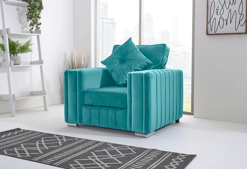 Layla Corner Fullback - 2c1 + Bolster / Buttoned Cushions
