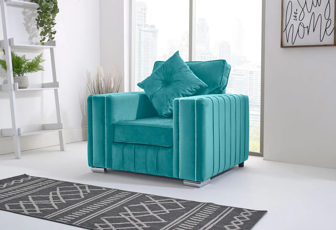 Layla Corner Fullback - 1c2 + Bolster / Buttoned Cushions