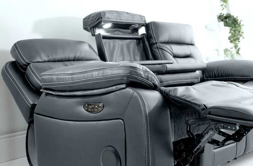 Genoa - 3 Seater - Leather Recliner