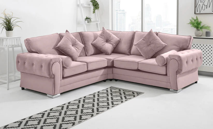 Verona Plush Corner Fullback + Extra Cushions
