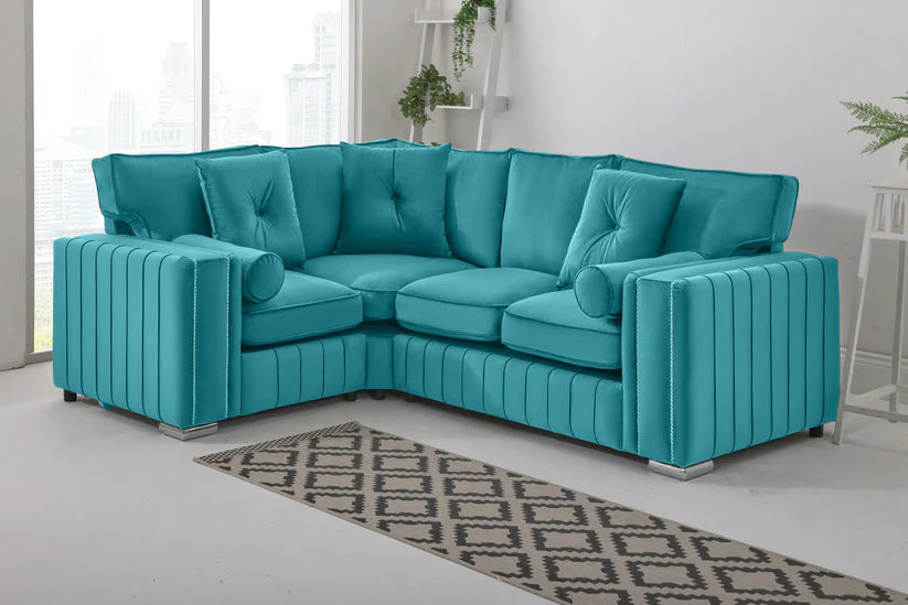 Layla Corner Fullback - 1c2 + Bolster / Buttoned Cushions