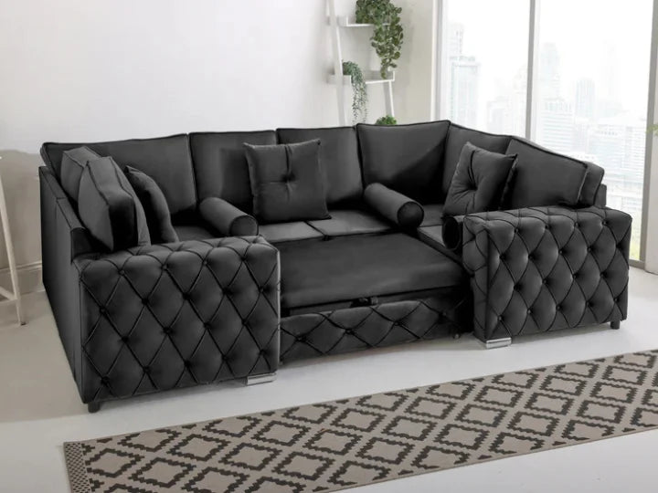 Naples U Shape Sofa Bed - Fullback