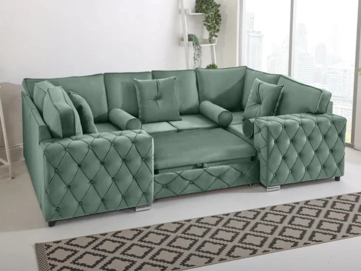 Naples U Shape Sofa Bed - Fullback