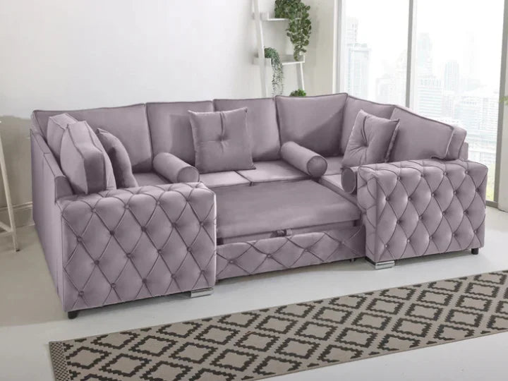 Naples U Shape Sofa Bed - Fullback