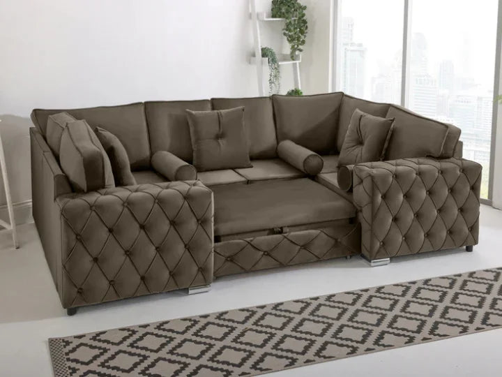 Naples U Shape Sofa Bed - Fullback