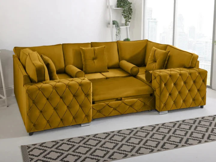Naples U Shape Sofa Bed - Fullback