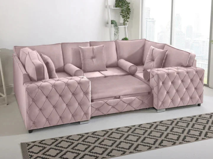 Naples U Shape Sofa Bed - Fullback