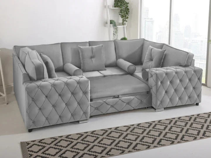 Naples U Shape Sofa Bed - Fullback
