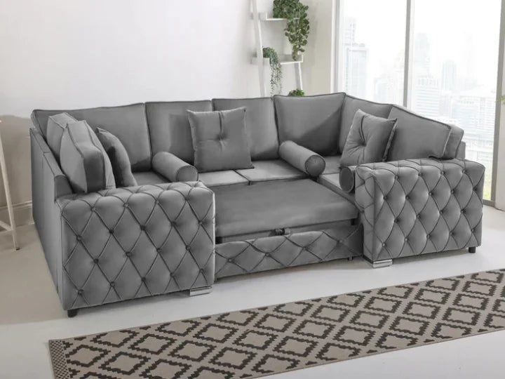 Naples U Shape Sofa Bed - Fullback