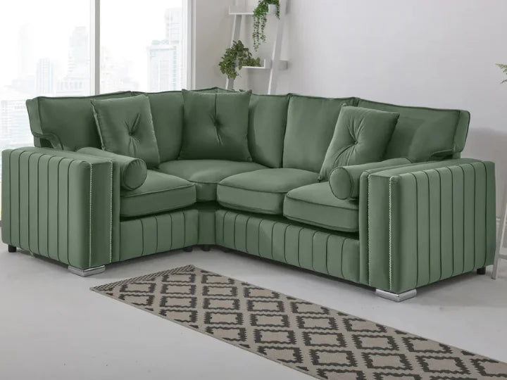 Layla Corner Fullback - 1c2 + Bolster / Buttoned Cushions