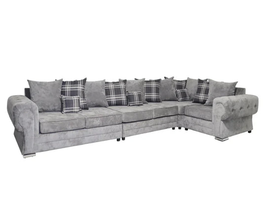 Venezia 6 Seater - Left Hand - Chenille