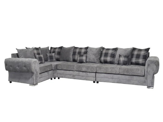 Venezia 6 Seater - Right Hand - Chenille