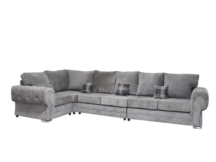 Venezia 6 Seater - Right Hand - Chenille