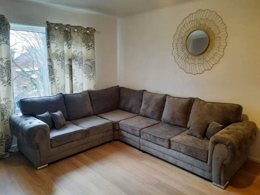 Venezia Corner 6 Seater - Grey Fullback