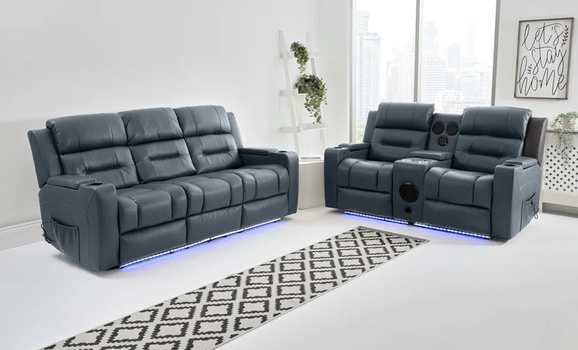 Milan - 3+2 - Leather Recliners