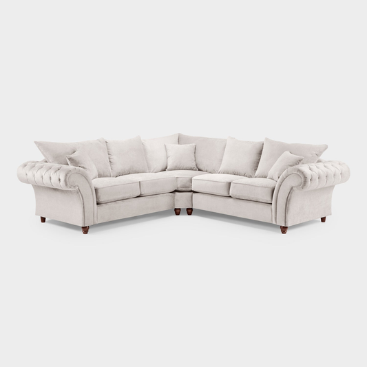 Windsor Fullback Stone Large Corner Sofa