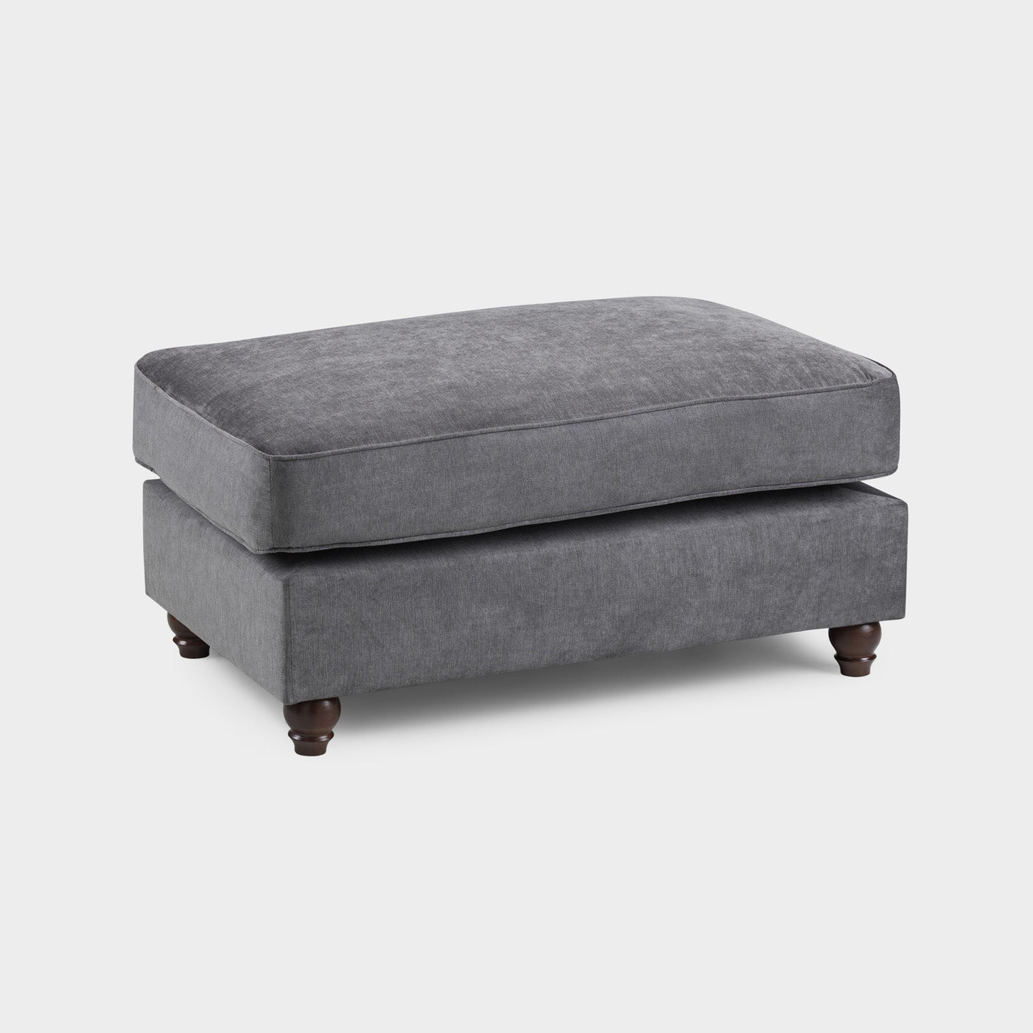 Windsor Fullback Sofa Grey Footstool