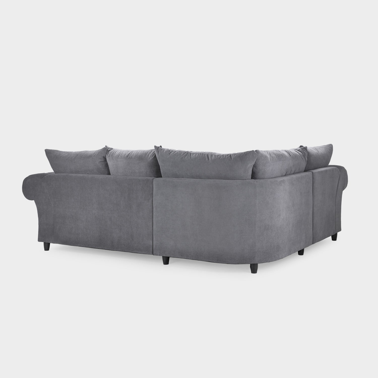 Windsor Fullback Sofa Grey Left Hand Facing Corner