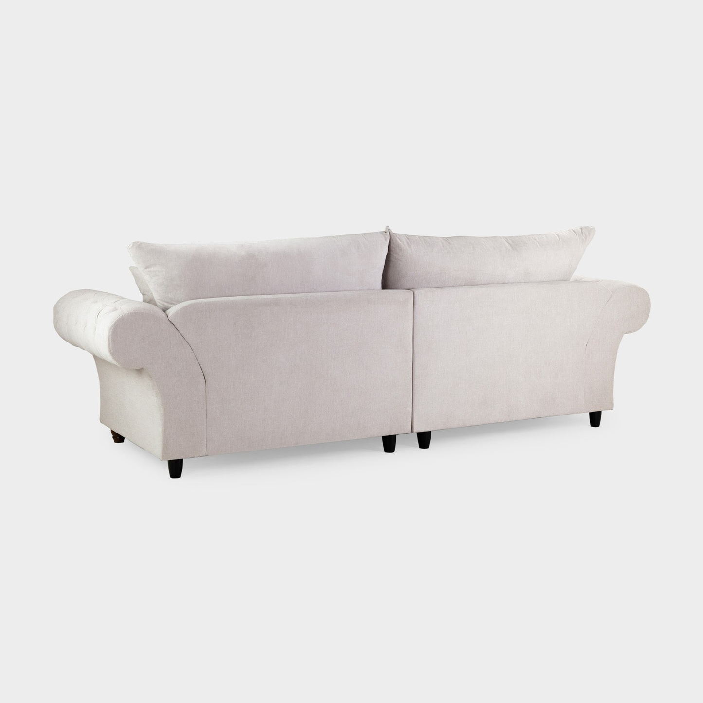 Windsor Fullback Sofa Stone 4 Seater