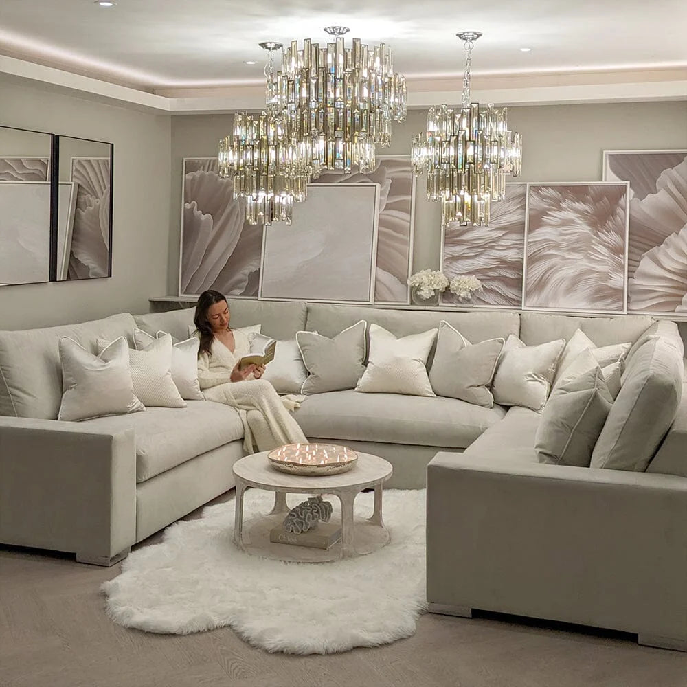 Olivia Cozy U Shape Corner Sofa