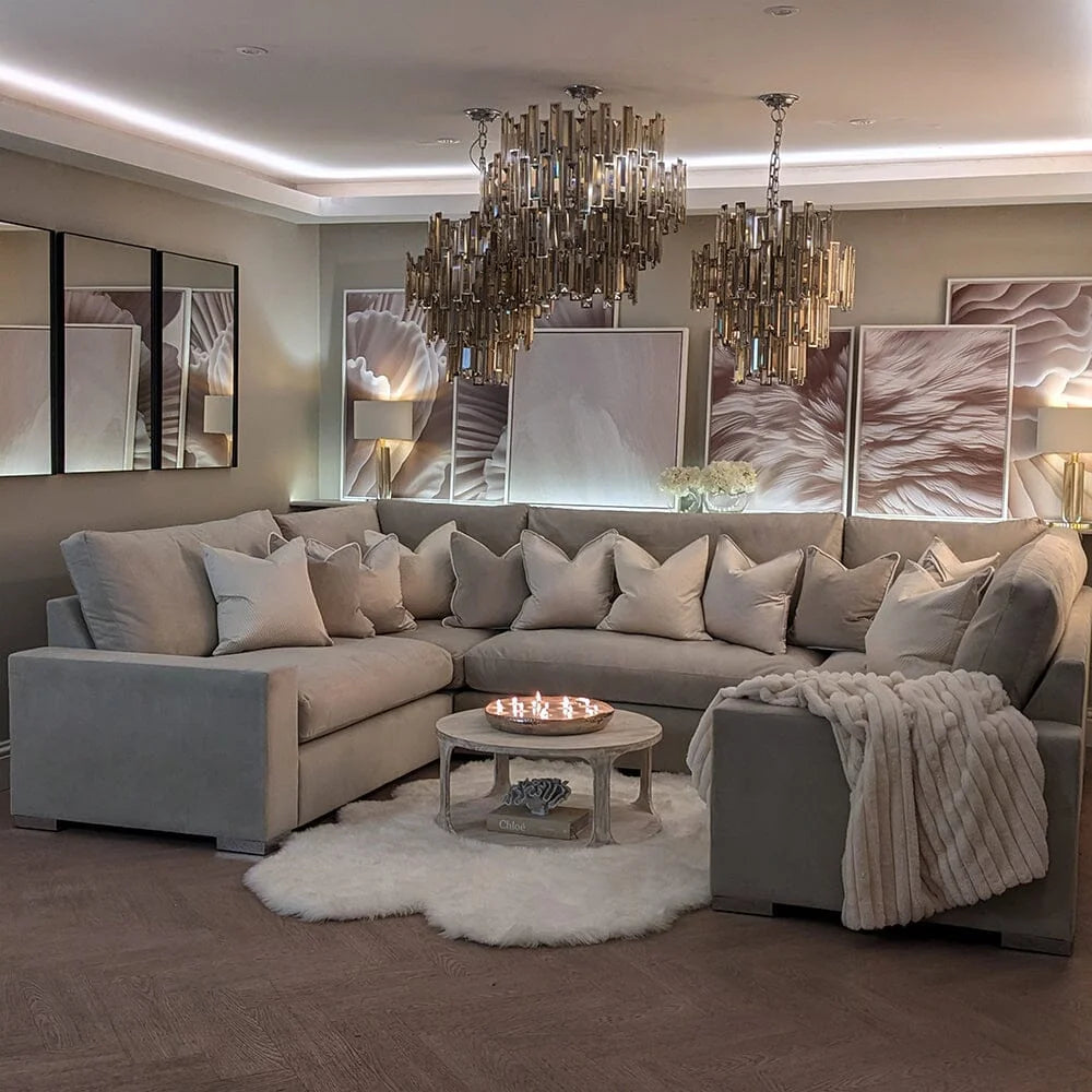 Olivia Cozy U Shape Corner Sofa