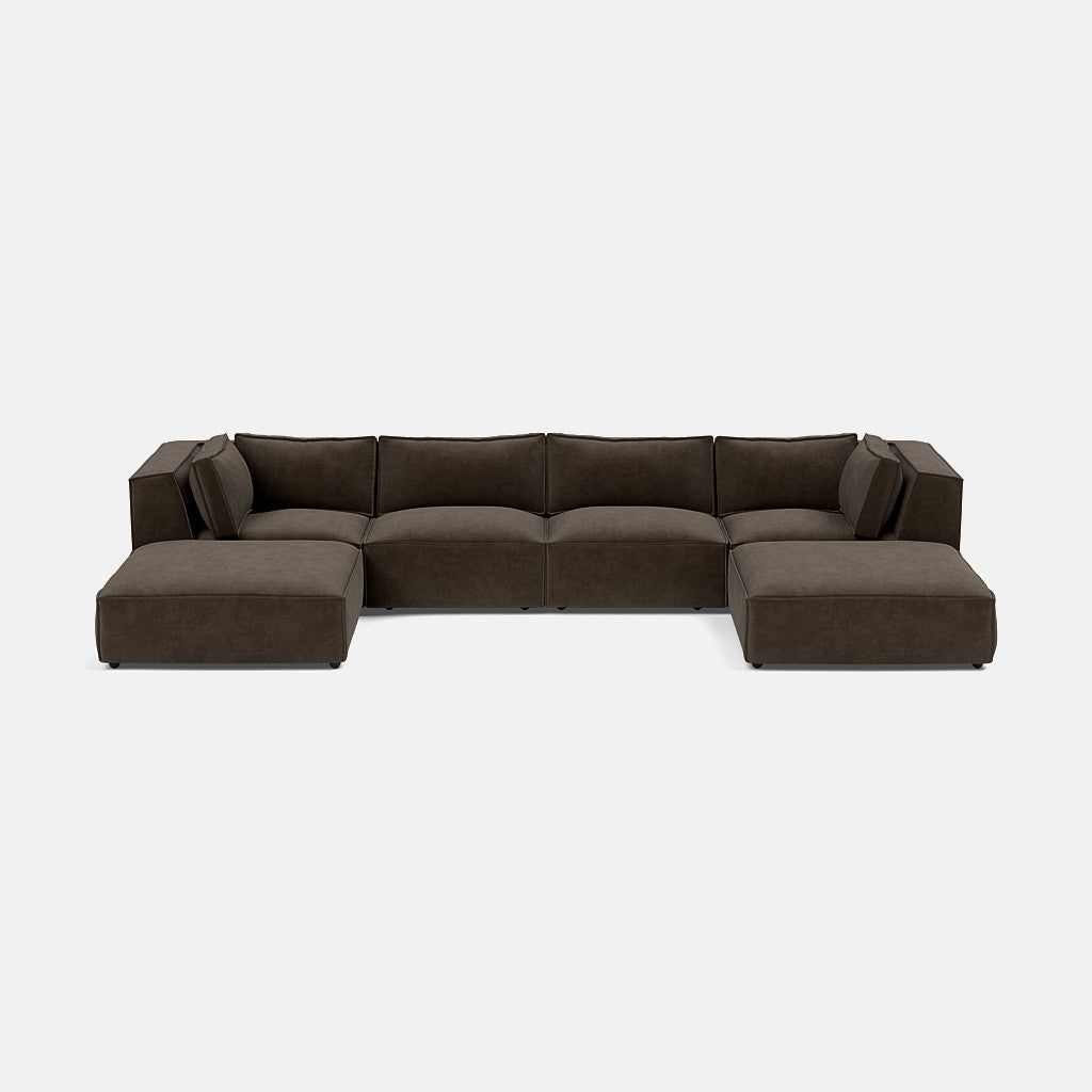 Stratford Luxe XL U Shape Sofa Footstool End