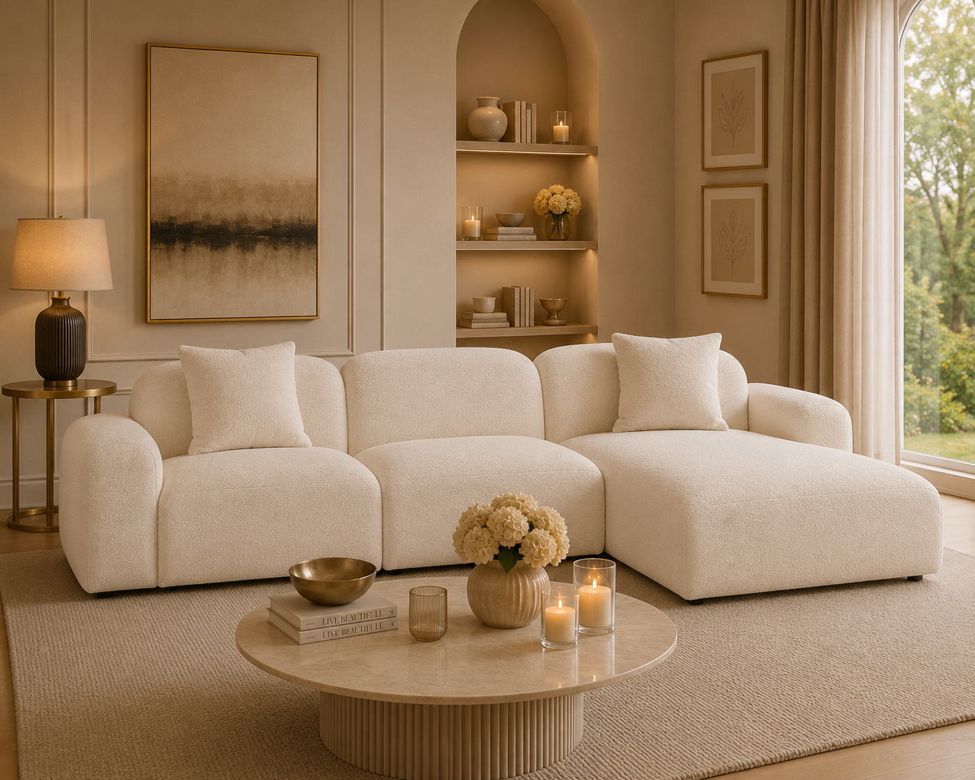 Chelsea Modular 3 Seat Chaise End Sofa