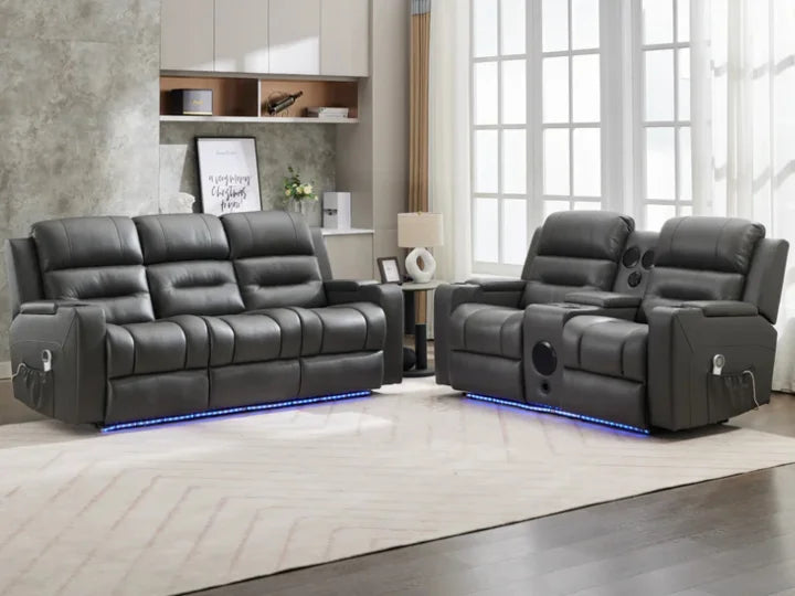 Milan - 3+2 - Leather Recliners