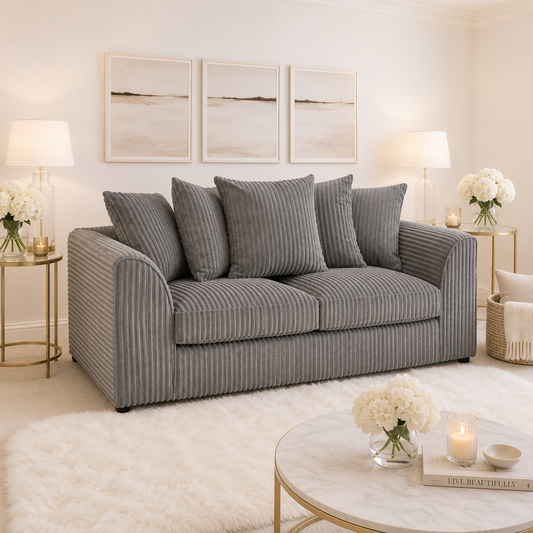 Brighton Jumbo Cord 3 Seater Sofa
